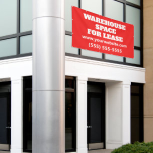 Custom Warehouse Space Lease Banner