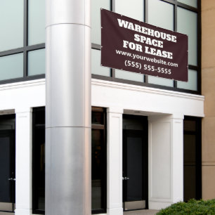 Custom Warehouse Space Lease Banner