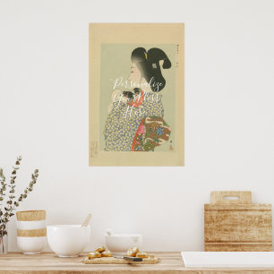CUSTOM Warm Japanese Ukiyo-e Print