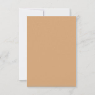 Custom Warm Sand Thank You Card – Minimalist
