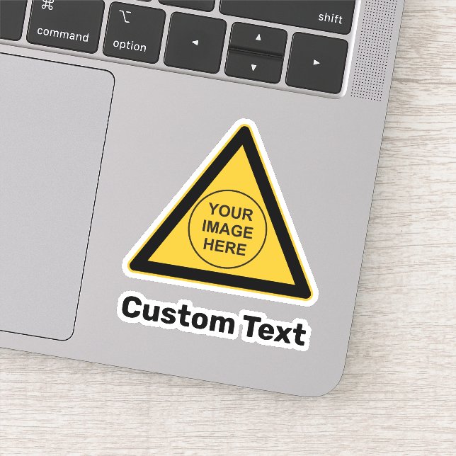 Custom Warning Triangle Sign (Detail)
