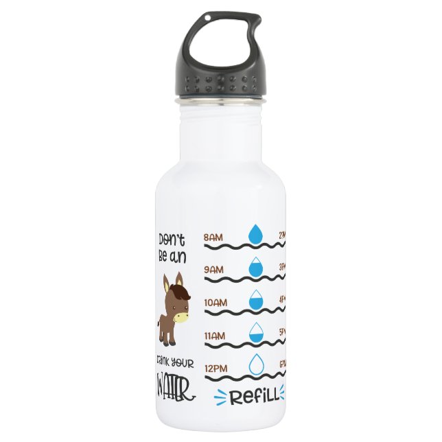Custom -  Water Bottle (18 oz) (Front)