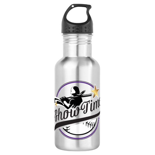 Custom Water Bottle (18 oz), Stainless Steel (Front)