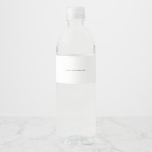 Custom Water Bottle Label