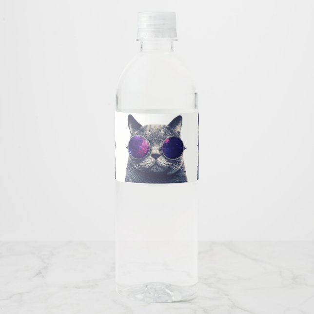 Custom Water Bottle Label (8.25" x 2.125") (Front)