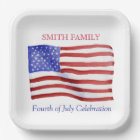 Custom Watercolor American Flag