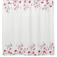 Custom Watercolor Cherry Blossoms