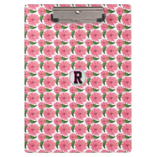 Custom Watercolor floral pattern Clipboard