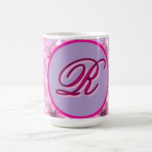 Custom Watercolor floral pattern Poster Coffee Mug