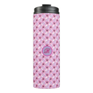 Custom Watercolor floral pattern  Poster Thermal Tumbler