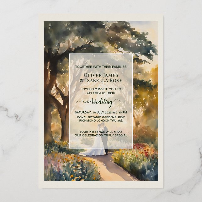 Custom Watercolor Royal Botanic Gardens (Front)