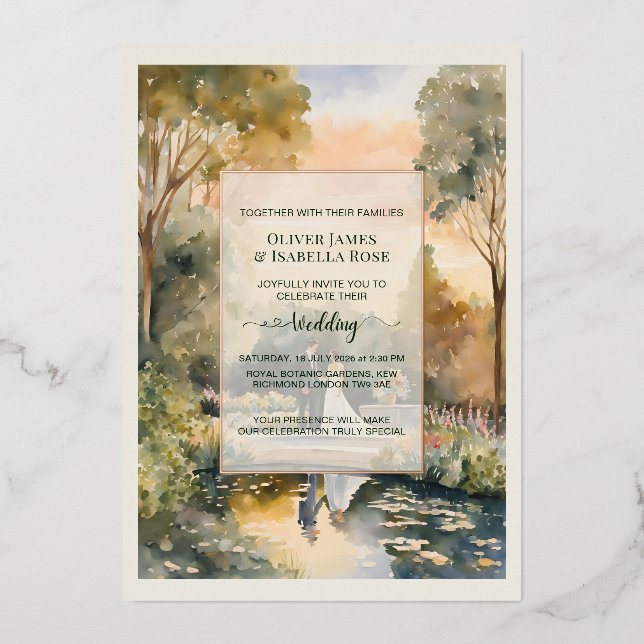 Custom Watercolor Royal Botanic Gardens (Front)