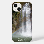 Custom Waterfall & Rainbow iPhone 14 Case (Back)