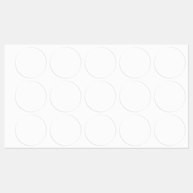Custom Waterproof Logo Circle Label (Sheet)