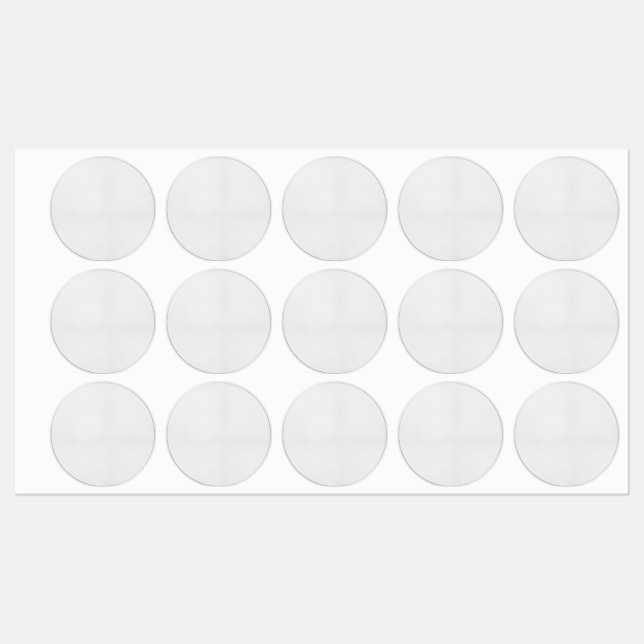 Custom Waterproof Logo Circle Labels (Sheet)