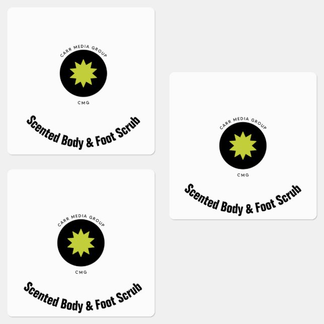 Custom Waterproof Product Labels (Group)