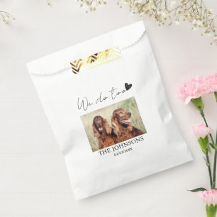 Custom we do too pet wedding  favour bag