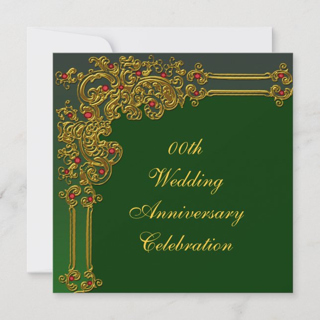 Custom Wedding Anniversary Party Invitation (Front)