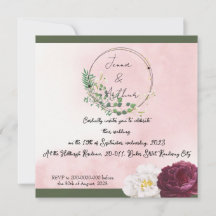 Custom Wedding Announcement Card