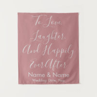 Custom Wedding Backdrop for Reception Dusty Rose