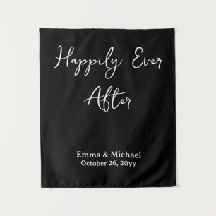 Custom Wedding Banner Personalised Ceremony Sign Tapestry