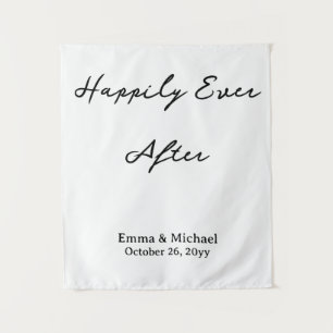 Custom Wedding Banner Personalised Ceremony Sign Tapestry