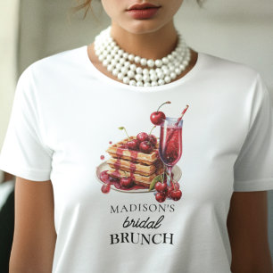 Custom Wedding Bridal Shower Party Apparel T-Shirt