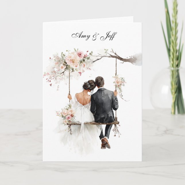 Custom Wedding Card (Front)