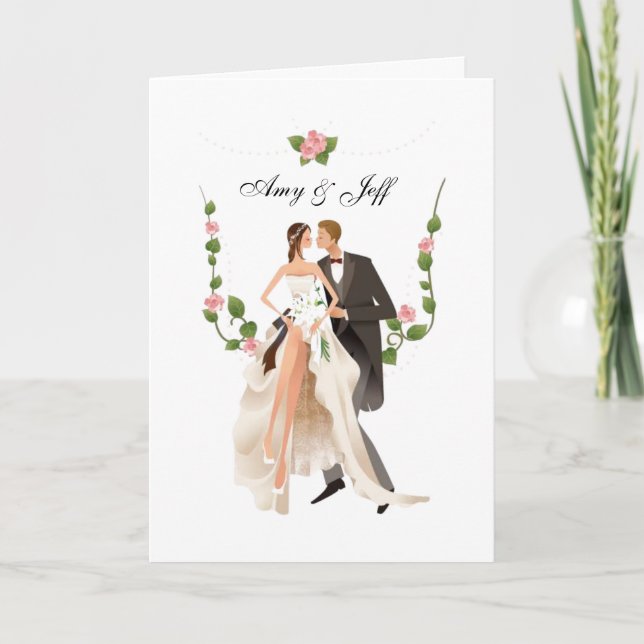 Custom Wedding Card (Front)