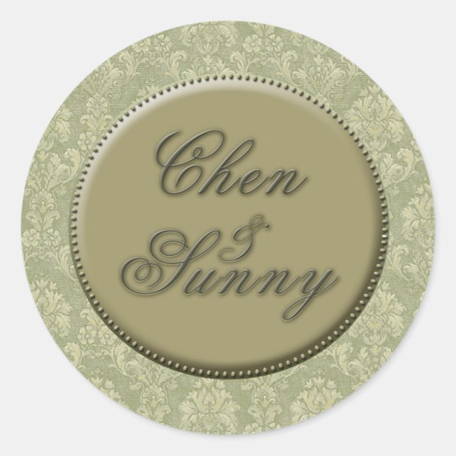 Custom Wedding Envelope seal (Front)