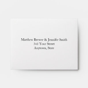 Custom Wedding Envelopes with Printed Address