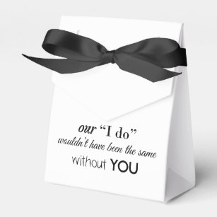 Custom Wedding Favor Box