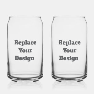 Custom Wedding Gift – Create Your Own Personalized Can Glass