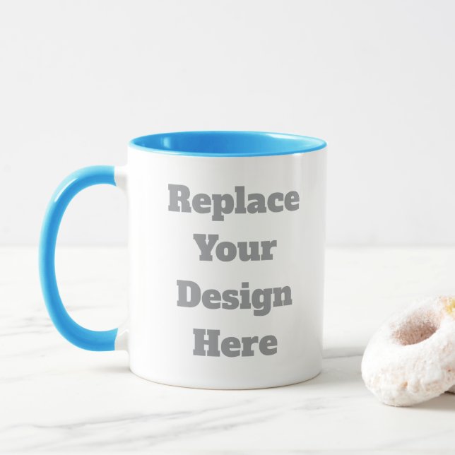 Custom Wedding Gift – Create Your Own Personalized Mug (With Donut)