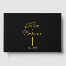 Custom Wedding Guest Book , Luxury Sand Colour ,