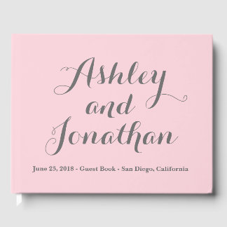 Custom Wedding Guest Book Personalised Guest Book