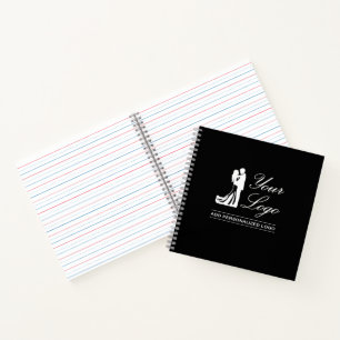 Custom Wedding Idea Personalised Photo Design Notebook