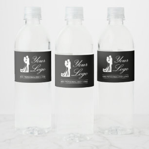 Custom Wedding Idea Personalised Photo Design Water Bottle Label