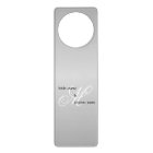 Custom Wedding Monogram Grey Black and White