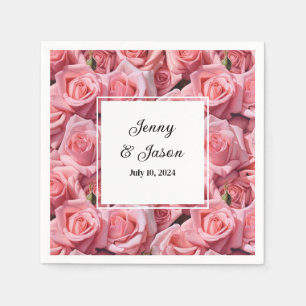 Custom Wedding Paper Napkins