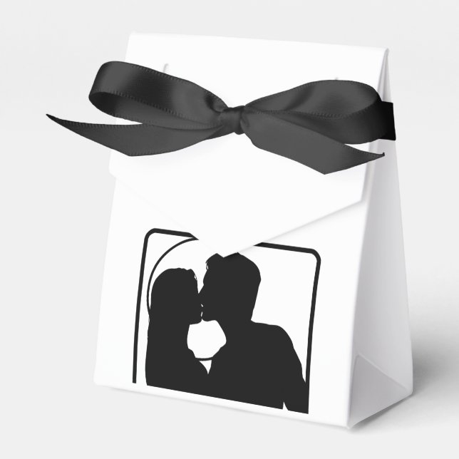 Custom Wedding Party Favour gift bags Favour Box (Front Side)