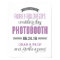 Custom Wedding Photo Booth Sign | Purple Grey