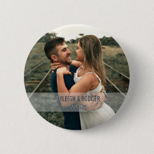 Custom WEDDING Photo Button