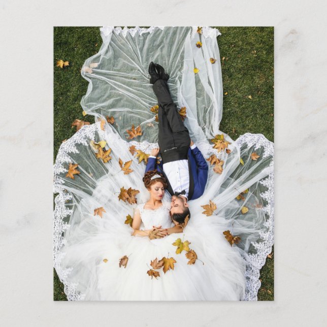 Custom Wedding Photo Flyer (Front)