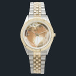 Custom Wedding Photo Keepsake Watch<br><div class="desc">Custom Wedding Photo Keepsake Watch is a great gift idea to be remembered for years.Easily, replace the square template photo with your own selected wedding photo to make a unique wedding gift.</div>