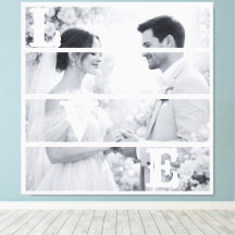 Custom Wedding Photo "LOVE"