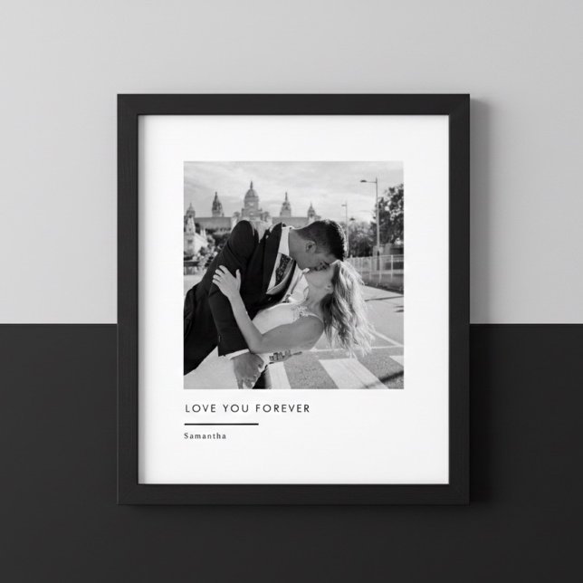 Custom Wedding Photo – Love You Forever Poster (Creator Uploaded)