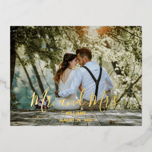Custom Wedding Photo  Thank you Card