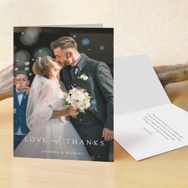 Custom Wedding Photo Thank You Card (Creator Uploaded)