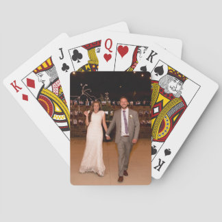 Custom Wedding Picture Playing Cards